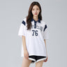 POLO Collar Contrast Stitching Short Sleeve T-Shirt